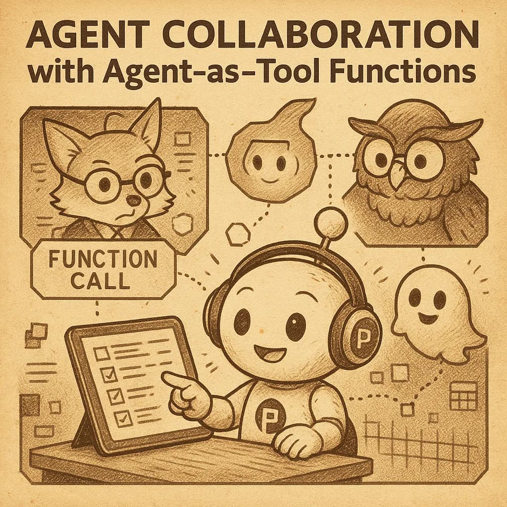 Agent Collaboration with Team Workflow: Pixelagent's Agent-as-Tool Approach