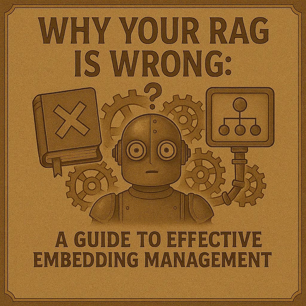 Why Your RAG Is Wrong: The Ultimate Guide to Production-Ready Embedding Management